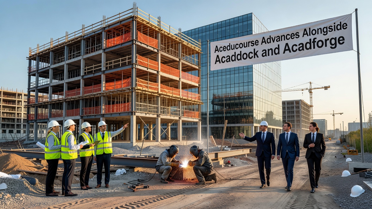 Aceducourse Advances Alongside Acaddock and Acadforge
